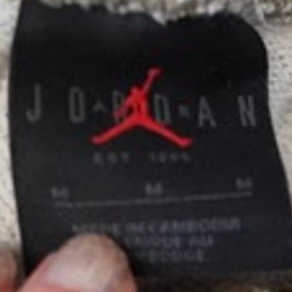 Nike Air Jordan Cropped Fleece Hoodie & Sweatpants Gray Womens Size Medium - Picture 10 of 10